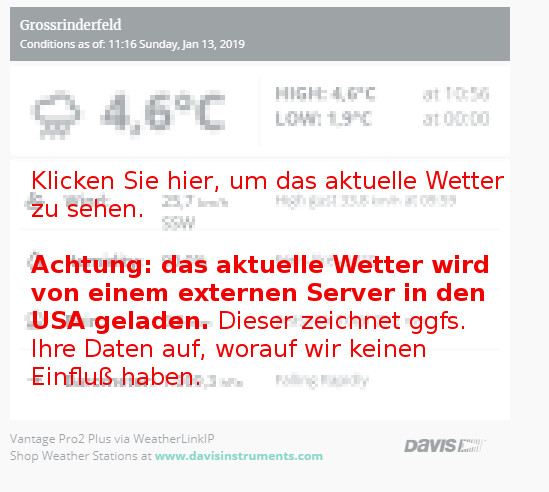 Wetter in Großrinderfeld