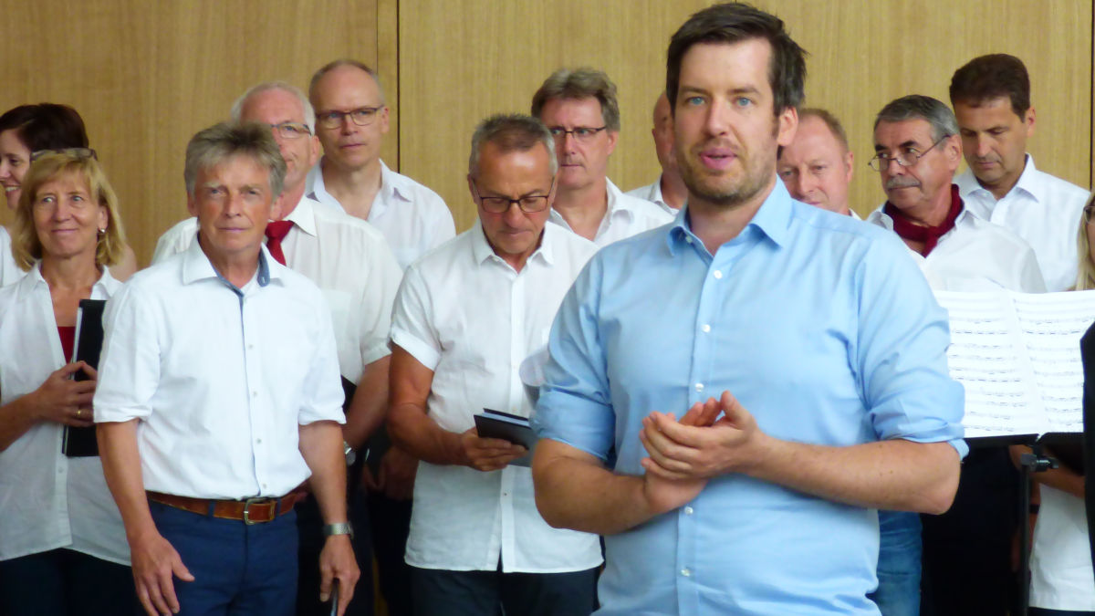 Begrüßung durch Intendant Johannes Mnich