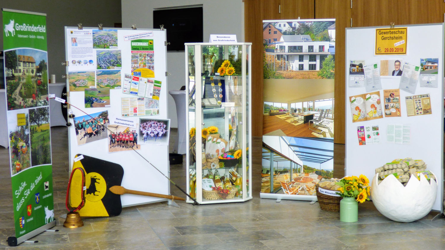 Ausstellung mit Großrinderfelder Besonderheiten