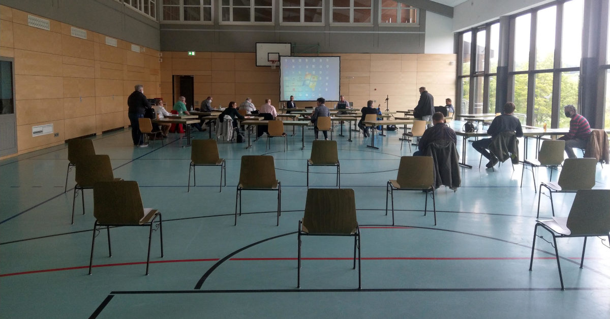 Sitzung des Gemeinderats Großrinderfeld am 12. Mai 2020