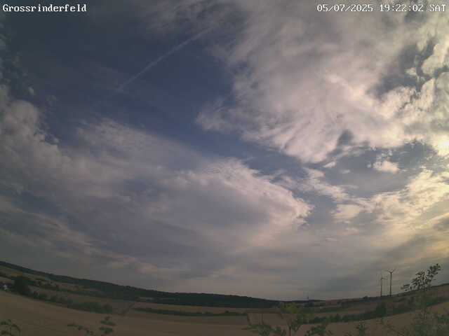 Bild der Wolken-Webcam Großrinderfeld