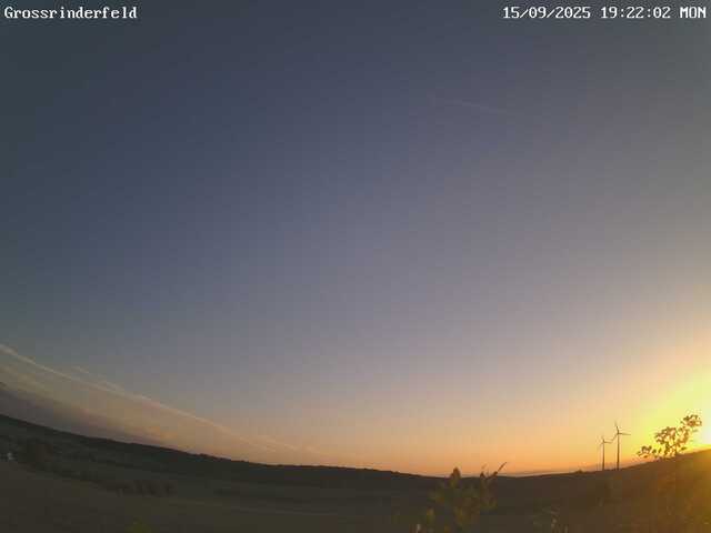 Bild der Wolken-Webcam Großrinderfeld