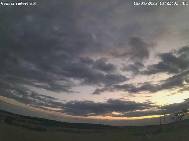 Bild der Wolken-Webcam Großrinderfeld