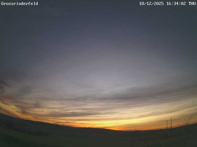 Bild der Wolken-Webcam Großrinderfeld