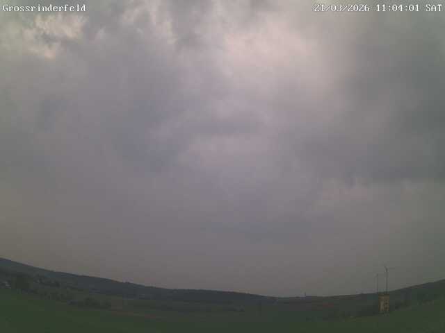 Bild der Wolken-Webcam Großrinderfeld