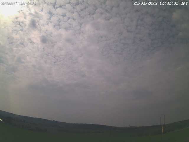 Bild der Wolken-Webcam Großrinderfeld