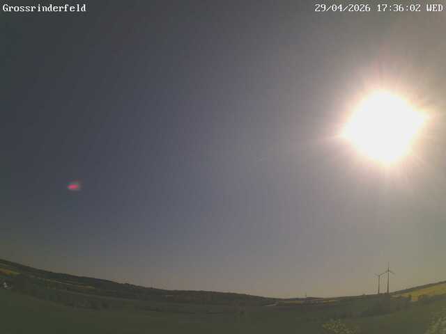 Bild der Wolken-Webcam Großrinderfeld