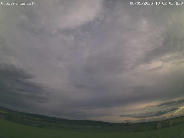 Bild der Wolken-Webcam Großrinderfeld