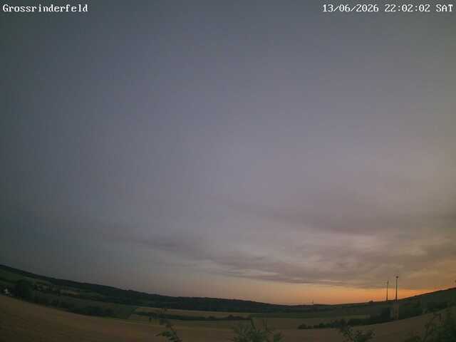Bild der Wolken-Webcam Großrinderfeld